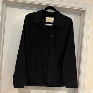 unworn black le mont st michel work jacket